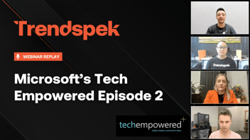 Microsoft features Trendspek in TechEmpowered web series