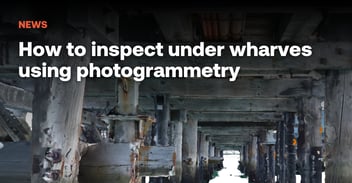 How to inspect under wharves using photogrammetry