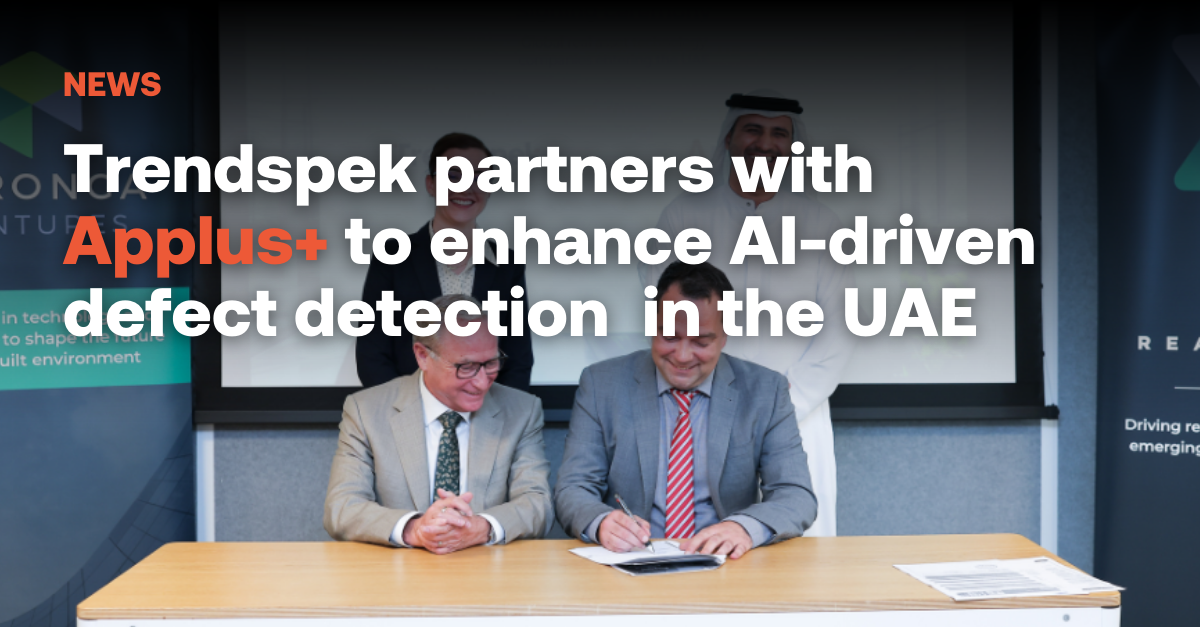 Trendspek partners with Applus+ to enhance AI-driven defect detection for infrastructure in the UAE